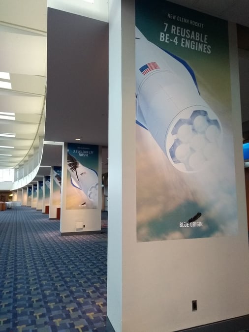 Comme l'an passé, Blue Origin s'affiche au congrès Satellite de Washington