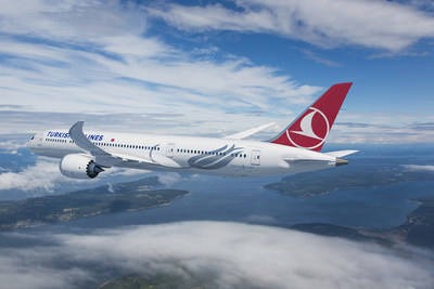 Avec la commande de Turkish Airlines, les ventes fermes du Boeing 787 portent sur 1319 unités.