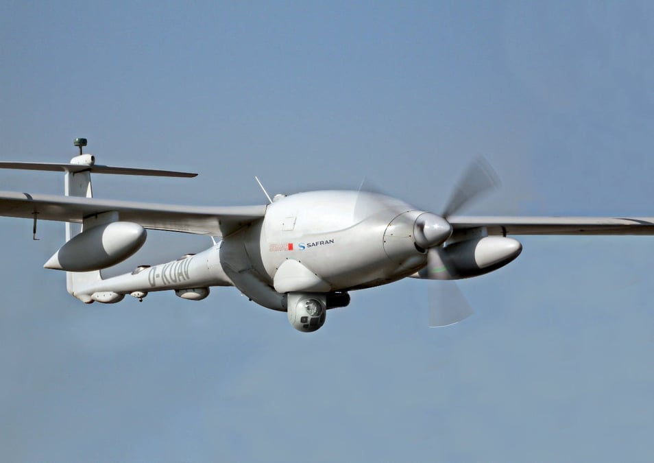 Selon l'évolution du projet Ocean 2020, le Patroller version maritime de Safran pourrait participer au futur système de surveillance maritime européen.