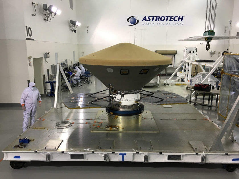 InSight sur la base de Vandenberg le 1er mars.