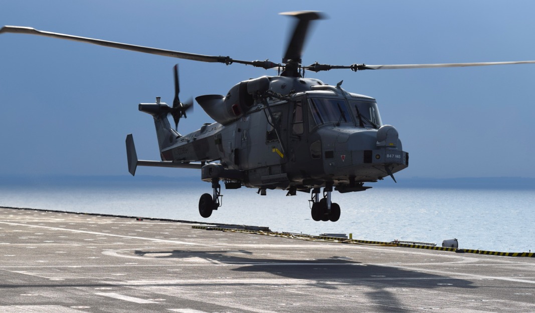 Deux Wildcat sont embarqués à bord du Dixmude.