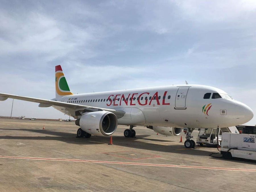 L'Airbus A319 d'Air Sénégal