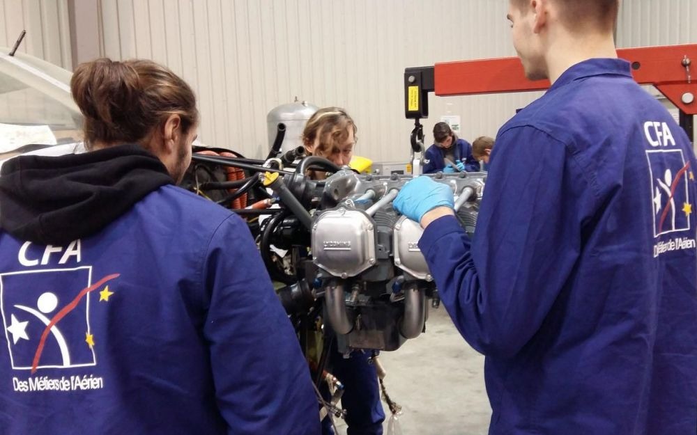 Le CFA des métiers de l'aérien propose 600 contrats d'apprentissage pour la rentrée 2018.