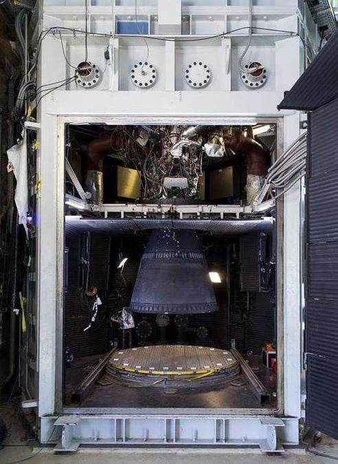 Moteur Vinci sur banc d'essai