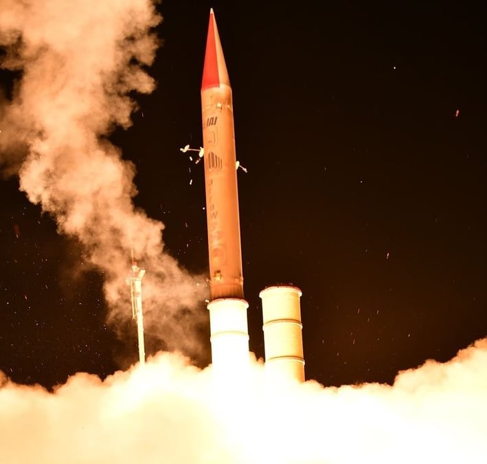 La cible interceptée par l'Arrow 3 se situait à plus de 100 km d'altitude.