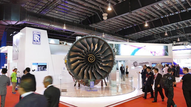 Rolls-Royce stand.