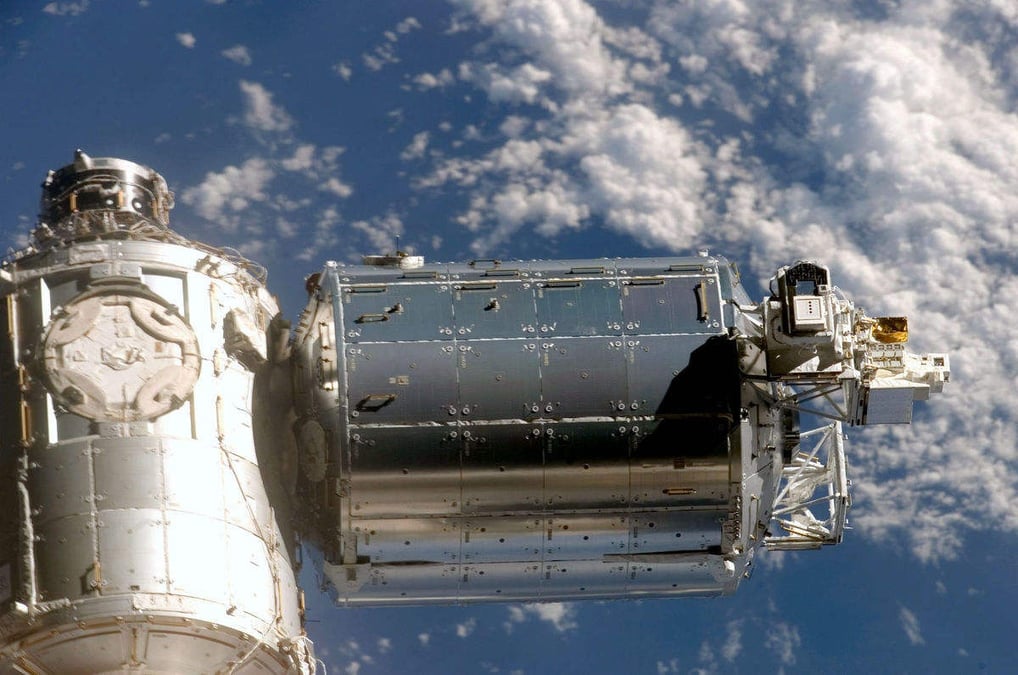 Amarré depuis le 11 février 2008 au module Harmony, le laboratoire orbital européen