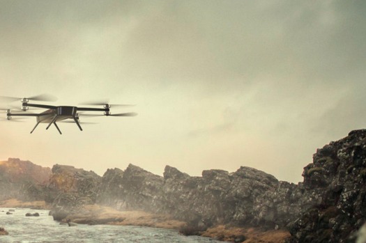 Le drone est personnalisé en fonction des besoins clients.