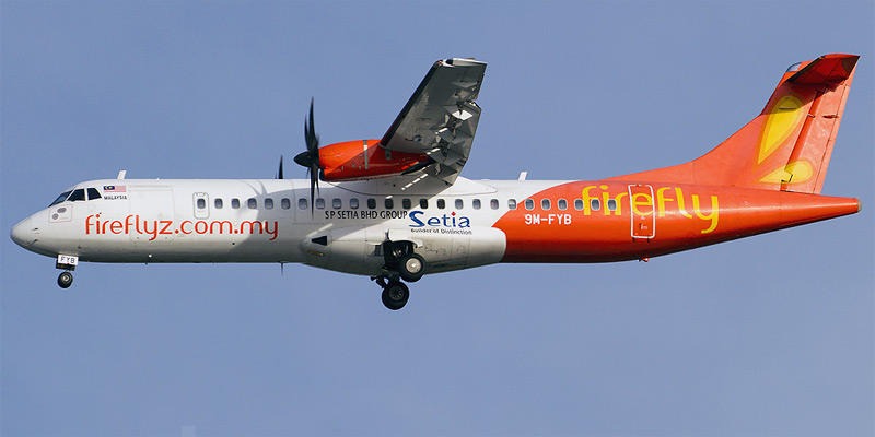 Firefly est à seule actuellement à desservir régulièrement Singapour en ATR 72