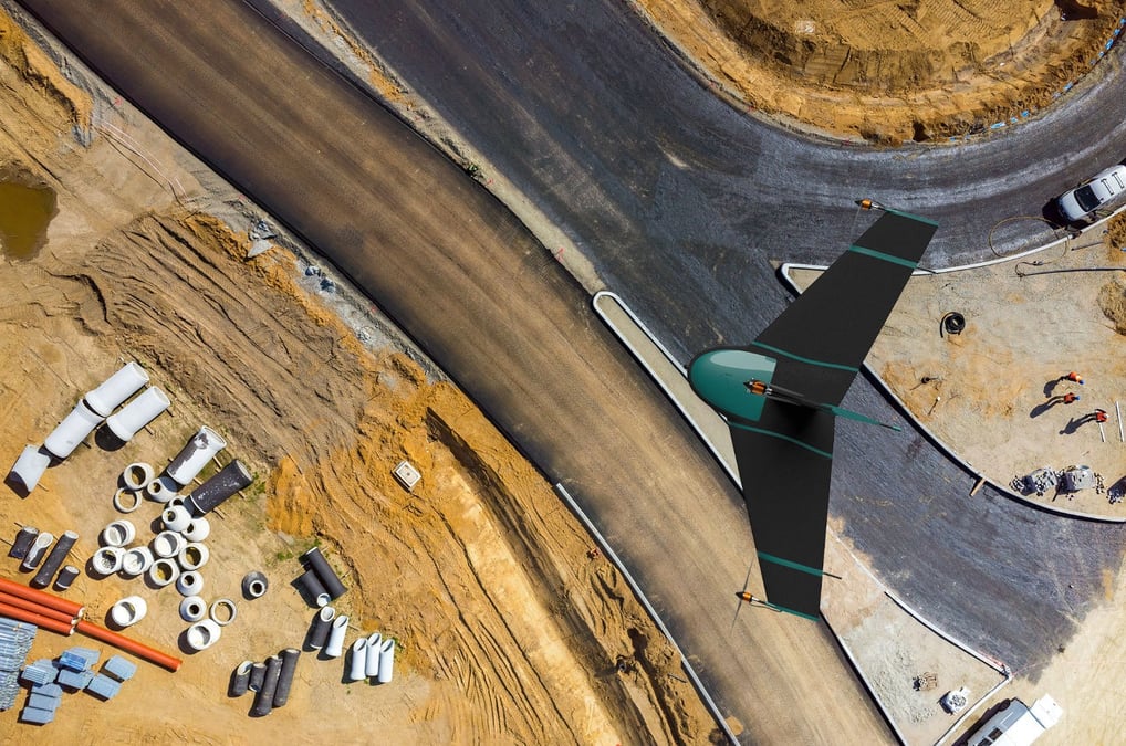Le drone Marlyn d'Atmos permet de réaliser des missions de cartographie.