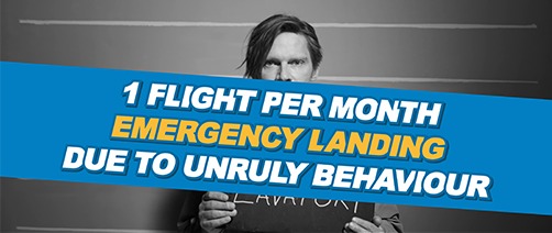 Chaque mois, un avion doit faire un atterrisage d'urgence en Europe à cause d'un passager violent.