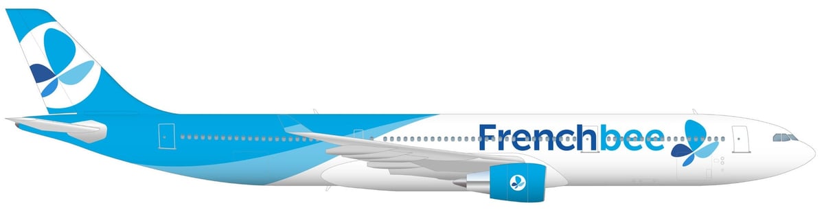 La nouvelle livrée des avions de French bee