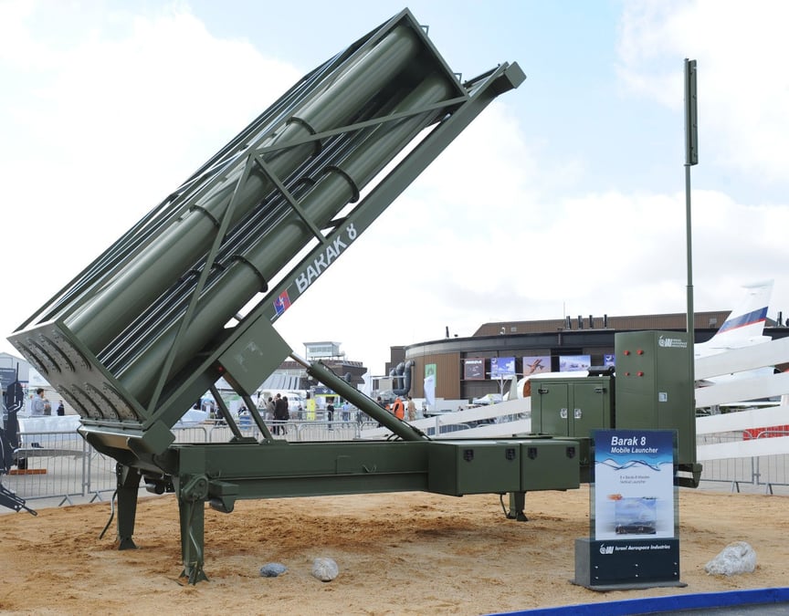BARAK 8 missile.