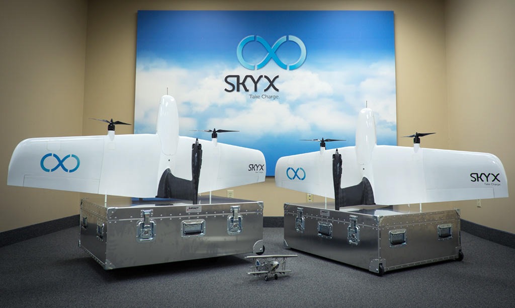 Le drone Sky One est entièrement autonome.