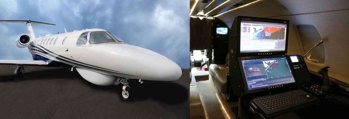 ASIO (right) on Cessna Citation CJ4.