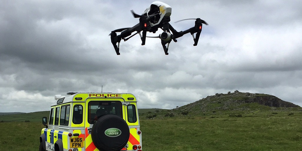 La police de deux comtés britanniques va s'équiper des drones.