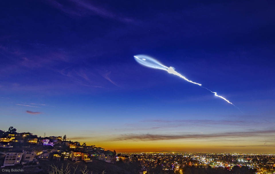 Un spectacle étonnant dans le ciel du comté d'Orange
