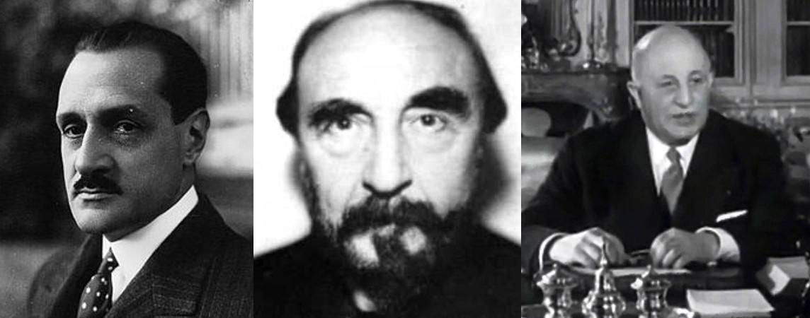 Esnault-Pelterie, l’inspirateur ; Rosny Aîné, l’inventeur ; Louis-Hirsch, le mécène