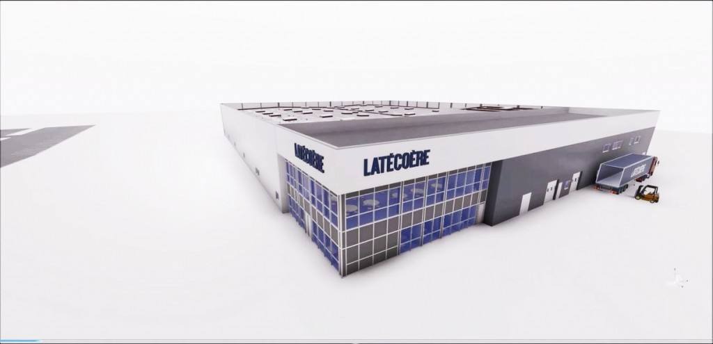 image de la future usine de Latécoère à Montredon.