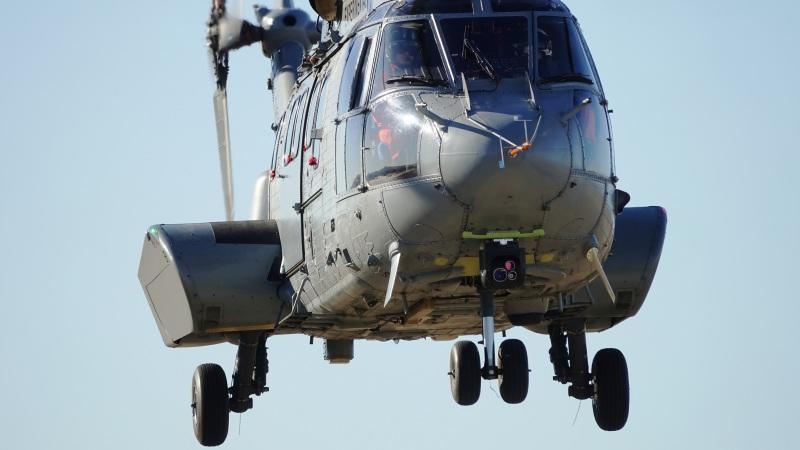 Optronics turret on H225 testbed.