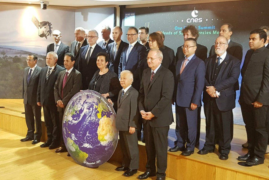 Photo de famille en fin de cérémonie