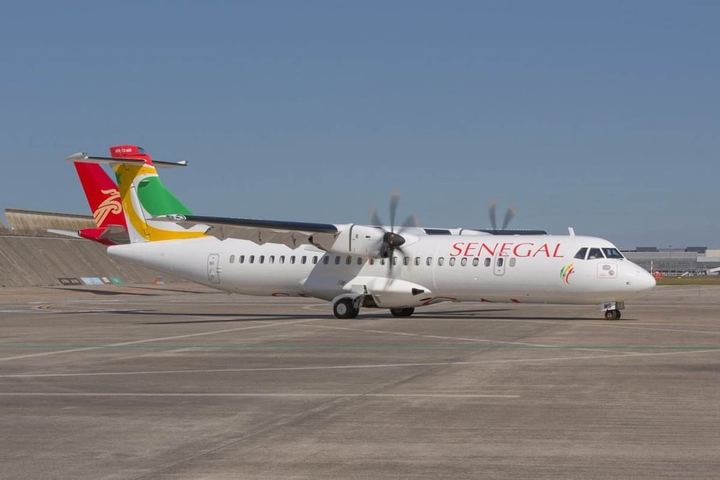 Un des ATR 72-600 d'Air Sénégal.