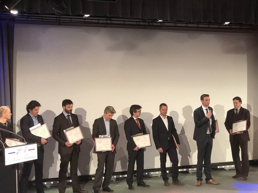 Ensemble des lauréats du « Palmarès Spécial Innovation Spatiale »