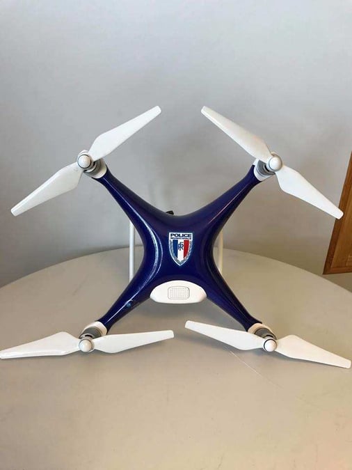 CM Drones se charge de mettre le drone aux couleurs de l'unité qui l'utilisera.