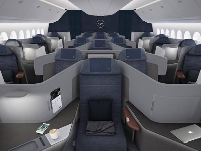 Business Class for Lufthansa's Boeing 777-9s.