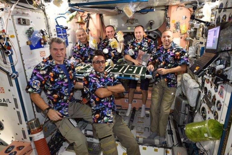 Dix-huitème Thanksgiving célébré à bord de l'ISS.
