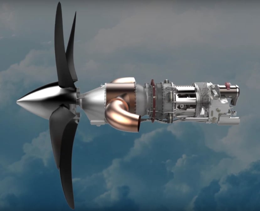 L'Advanced Turboprop, le dernier turbopropulseur en date lancé par GE Aviation.