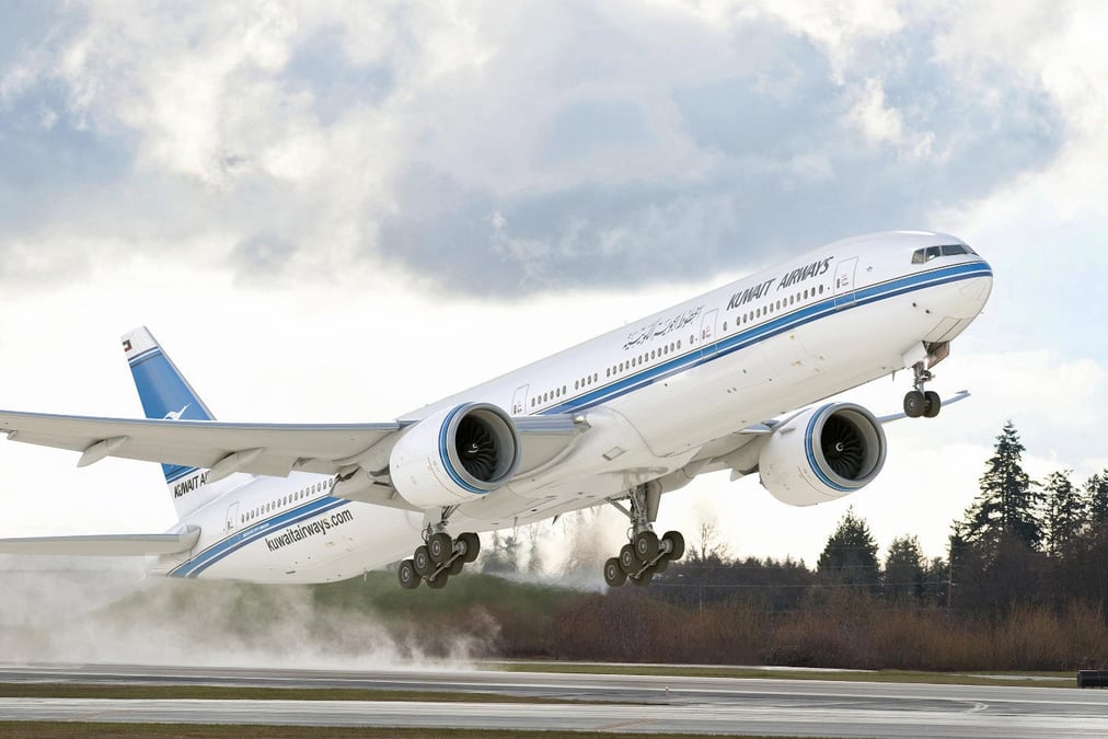 Kuwait Airways Boeing 777-300ER.