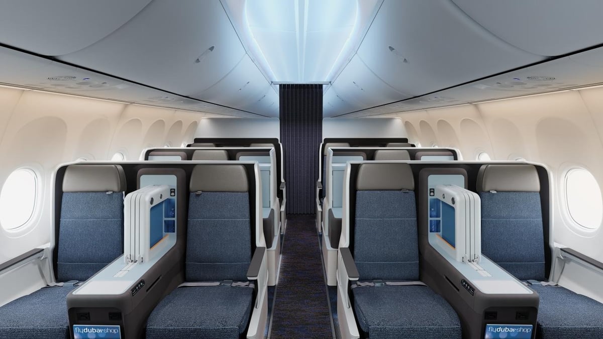 Business class on flydubai 737 MAX.