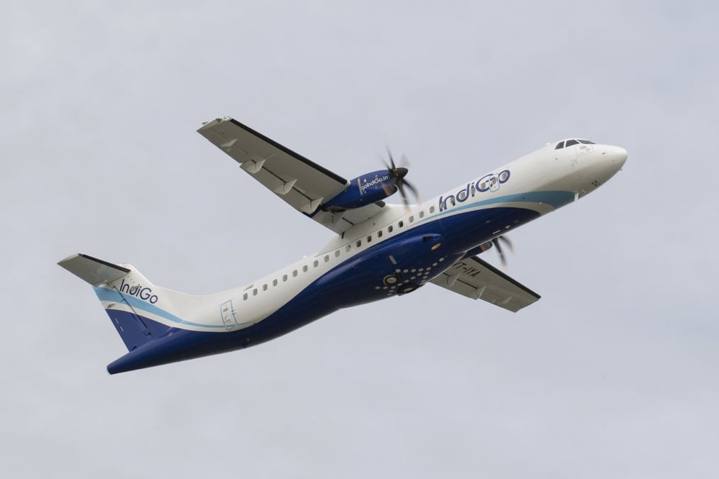 IndiGo réceptionne son premier ATR 72-600.