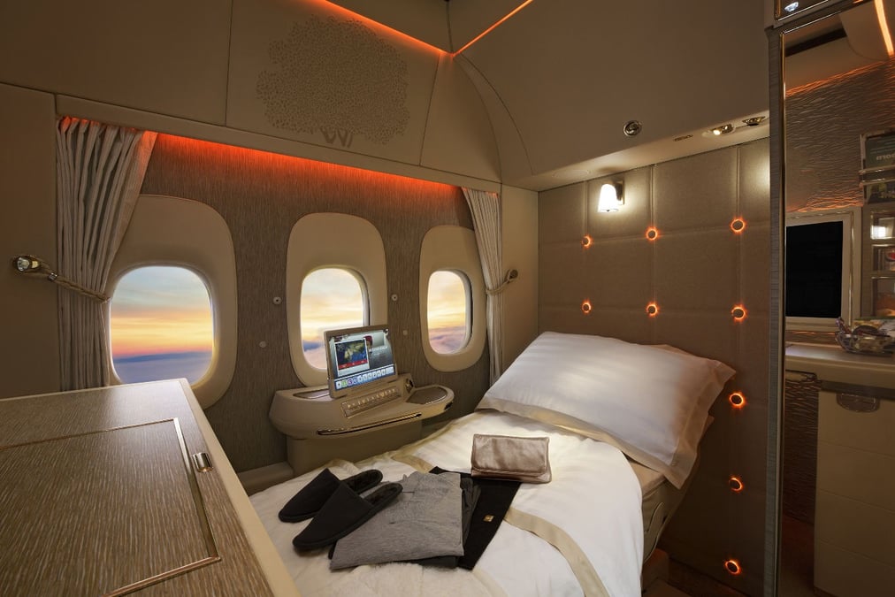 La nouvelle suite de Première classe (Boeing 777) d'Emirates