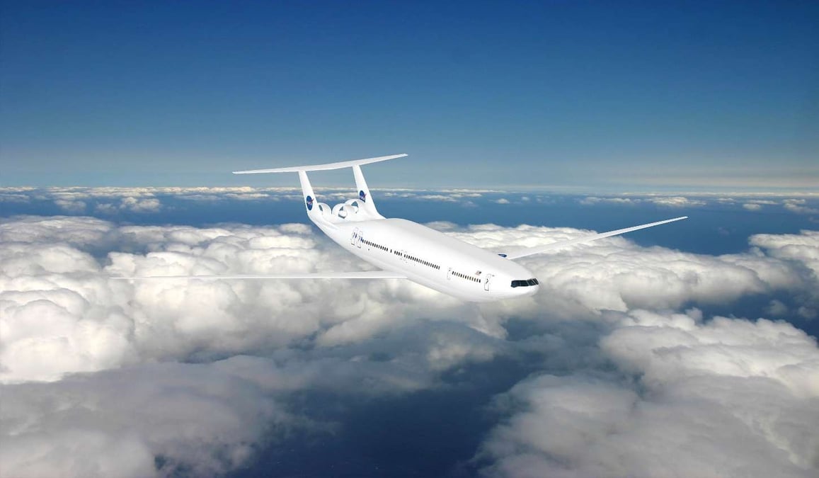 Le projet D8 étudié par Aurora Flight Sciences, avec le concours du MIT et de Pratt & Whitney sous financement de la Nasa.