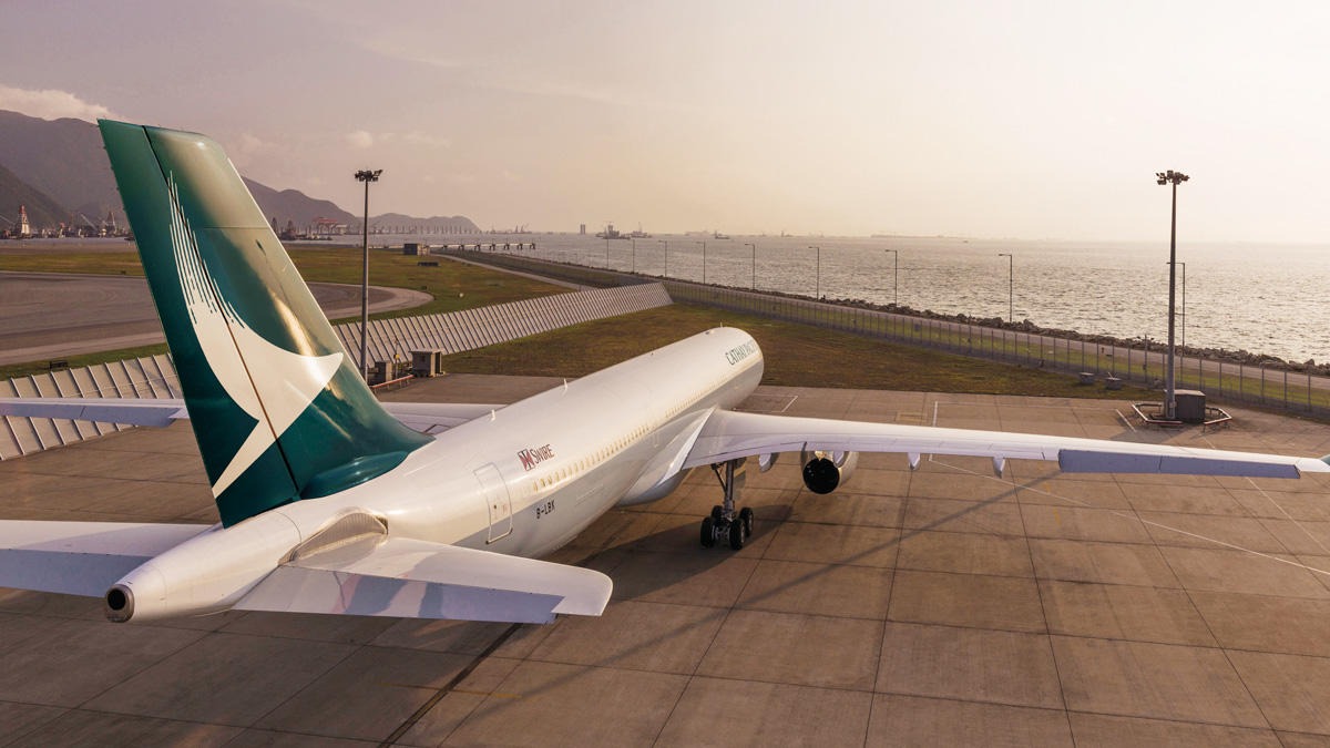 Airbus A330-300 aux couleurs de Cathay Pacific Airways.