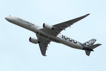 L'Airbus A350-1000 en essais vols haute altitude à Bogota.