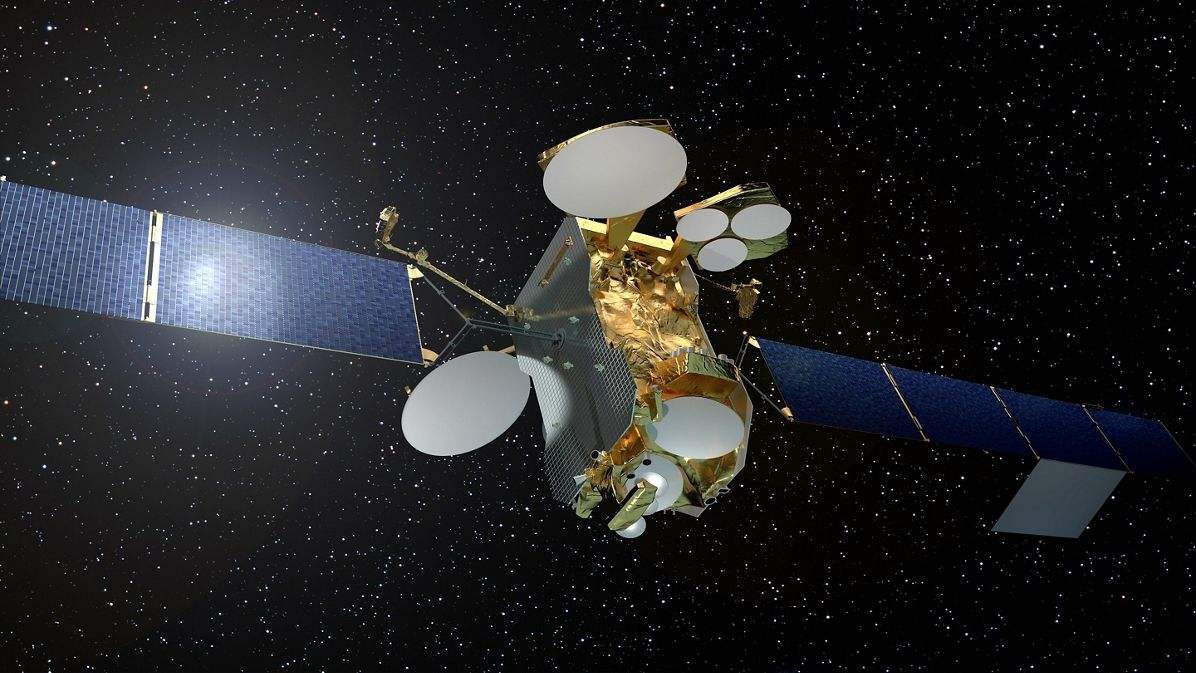 Vue d'artiste du satellite