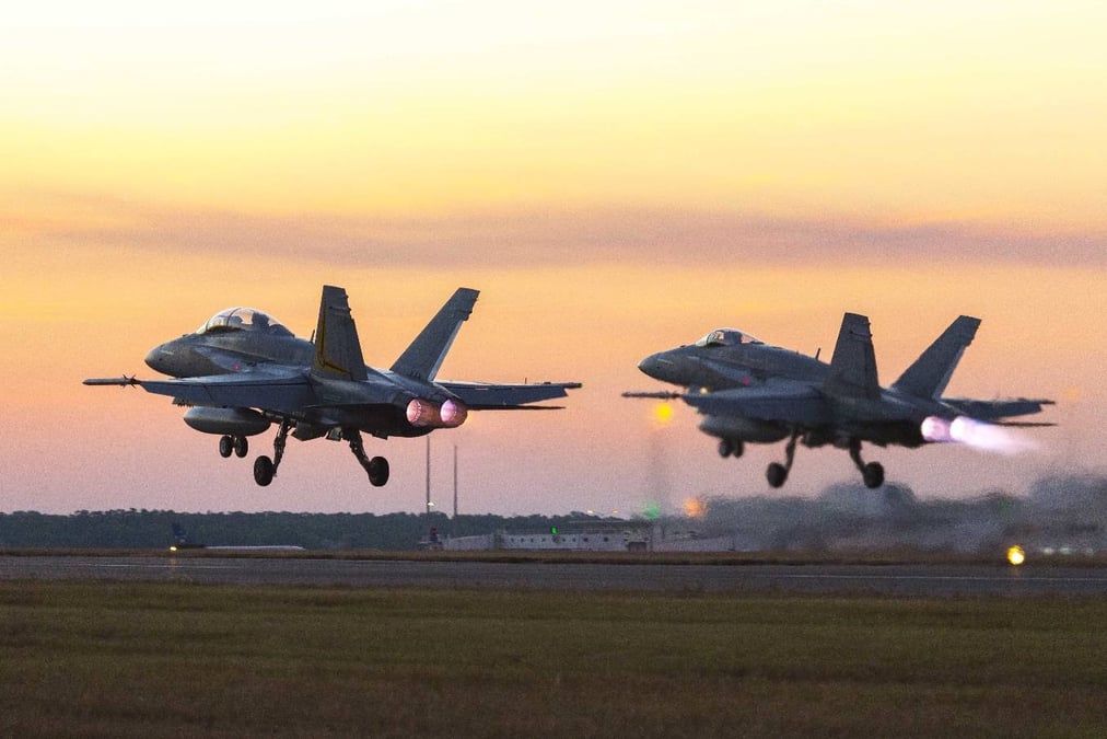 Les F/A-18 australiens sont progressivement retirés du service et remplacés par des F-35.