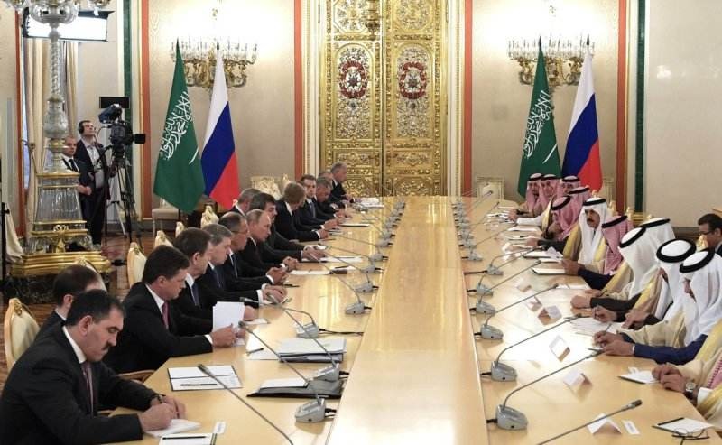 Saudi-Russian meeting.