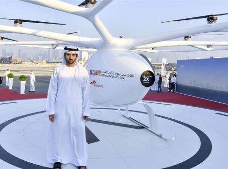 Le taxi volant a fait son premier vol d'essai à Dubaï.