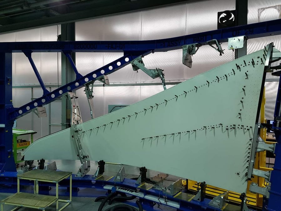Sharklet de l'Airbus A330-800 réalisé par Korean Air Aerospace.
