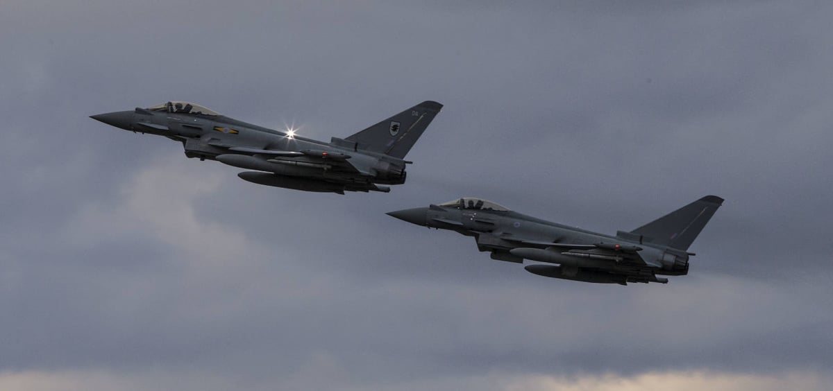Les Typhoon de la RAF participent aux missions de lutte contre l'Etat Islamique en Irak et en Syrie.