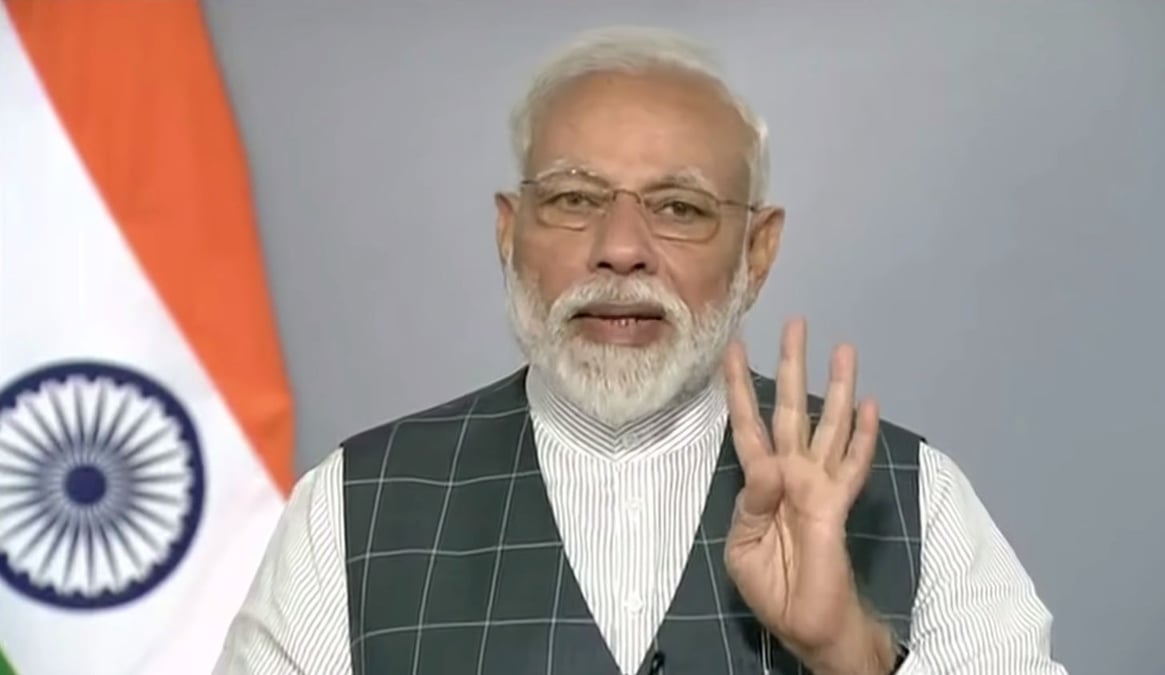 Intervention télévisée de Narendra Modi, le 27 mars 2019