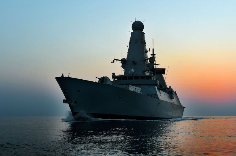 Type 45 destroyer HMS Dragon.