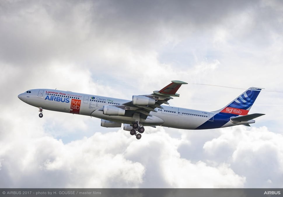 A340 Flight Lab demonstrator.