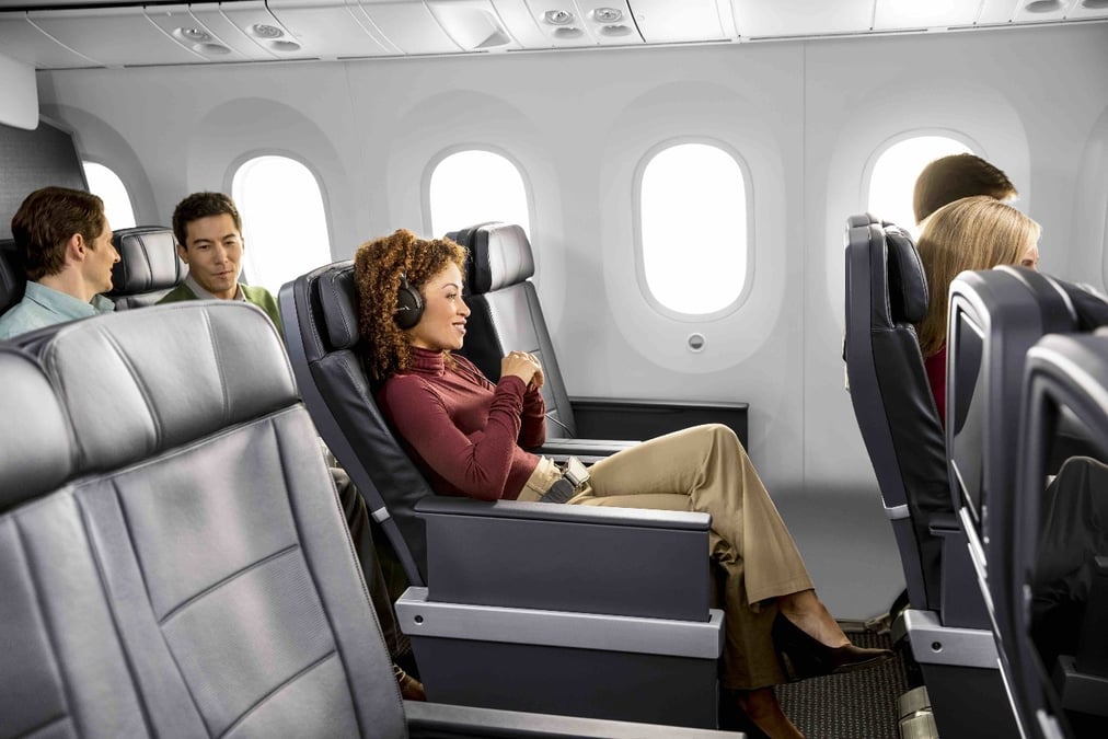 La premium economy d'American Airlines
