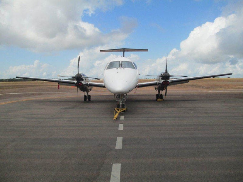 L'EMB-120 Brasilia est le dernier turbopropulseur construit par Embraer.