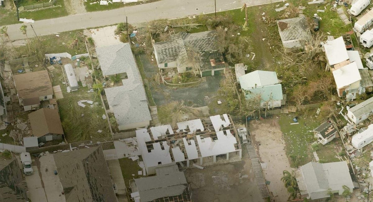 Eagle View survole le Texas afin d'estimer les pertes causées par la tempête Harvey.